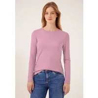 STREET ONE STUDIO Langarmshirt im soften Baumwoll-Mix