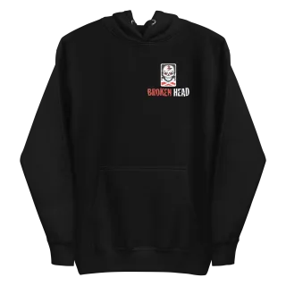 Broken Head Hoodie ""WAR - We are Rebels""