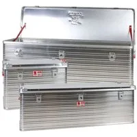 JUMBO Stillads Werkzeugbox Aluminium Transport-Box Alu 415 Liter ALU415 L 1192 x B 790 x H 517 mm