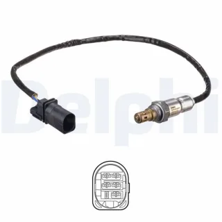 Delphi Lambdasonde vor Katalysator Audi Seat Skoda VW ES21114-12B1
