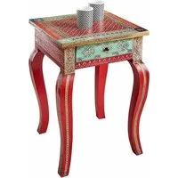 OTTO home Beistelltisch, handgearbeitet und handbemalt