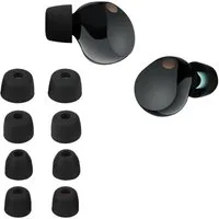 kwmobile 8x Ersatzpolster für Sony WF-1000XM5 / WF-1000XM4 Ohrpolster (4 Größen - Silikon Ersatz Ohrstöpsel für Sony In-Ear Headphones)