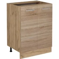 Vicco Unterschrank R-Line, Sonoma/Goldkraft Eiche, 60 cm ohne Arbeitsplatte (1-St)