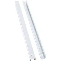 C-Profilschienen für 483 mm (19")-Schränke der Unique Serie, Einbauschienen silber