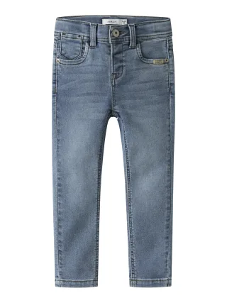 NAME IT - NMMSILAS SLIM SWE JEANS 8001-TH NOOS Medium Blue Denim - Gr. - 110