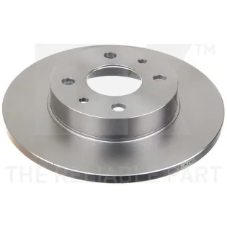 2 NK Bremsscheiben + Bel?ge hinten Fiat 500 Panda