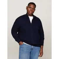 Tommy Hilfiger Big & Tall Cardigan BT-PIMA ORG CTN CASHMERE ZTHRU-B