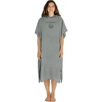 normani Badeponcho Damen Mikrofaser Badeponcho Nosara, Midilänge, Polyester, Kapuze, Schlupf, Surfer Poncho + Badetuch aus recyceltem Material