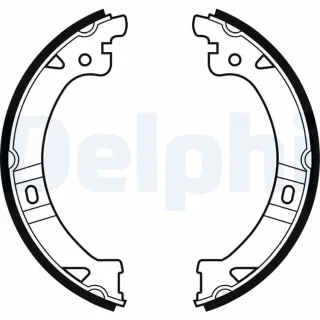 Delphi Bremsbacken hinten Chrysler Grand Voyager Dodge Caravan