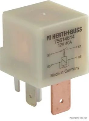 HERTH&BUSS Relais, Kraftstoffpumpe, 12 V, 40 A, 4 pins, Widerstand - 75614614