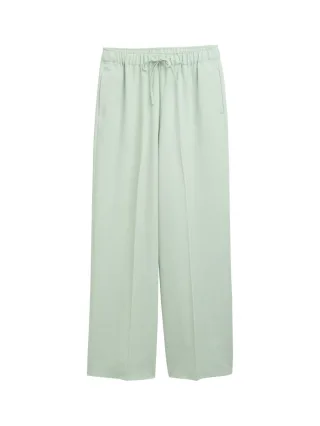 TOM TAILOR Denim - Hose mit weitem Bein grün - Gr. - XS