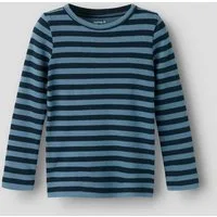 Name It T-Shirt NMNBANIO LS XSL TOP NOOS Baumwollmischung, slim fit