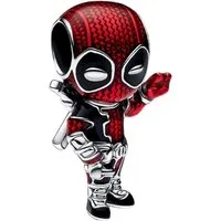 Pandora Charm-Einhänger 793360C01, Marvel, Deadpool, Sterling Silber