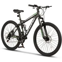 CARPAT SPORT Mountainbike 24 26 27.5 29 Zoll Fahrrad für Herren Damen Jungen, 21 Gang Shimano, mechanische Scheibenbremse, MTB Fahrrad Bike