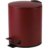 Urban Living Kosmetikeimer 5 Liter Badeimer Tret-Mülleimer Abfalleimer Tretpedeal Tretmülleimer, Absenkautomatik, Hygienische Pedalbedienung