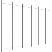 furnicato Raumteiler Weißer Falt-300 x 200 cm aus Polyesterstoff, 1-tlg.