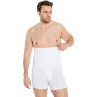 FINN Design Shapinghose mit starker Kompression - Shapewear Shorts Herren mit Bauch-Weg Effekt Figurformende Kompressionsshorts aus Baumwolle mit hoher Taille