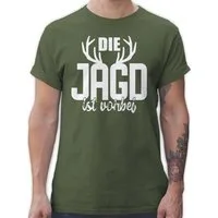 Shirtracer T-Shirt Die Jagd ist vorbei I JGA I Junggesellenabschied JGA Männer