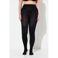 Ulla Popken Feinstrumpfhose Strumpfhose Overknee-Optik 80 den