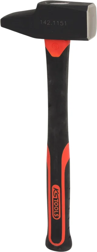 KS Tools Schlosserhammer, Fiberglasstiel, französische Form - 142.1151
