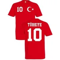Youth Designz T-Shirt Türkei Herren T-Shirt im Fußball Trikot Look mit trendigem Motiv