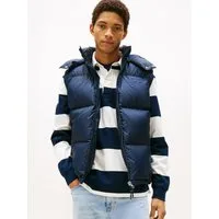 Tommy Jeans Steppweste ALASKA DOWN VEST Regular fit mit abnehmbarer Kapuze