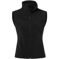 Karlowsky Fashion Softshellweste KARLOWSKY Damen Softshellweste CLASSIC Zipper Modern-Fit Schwarz