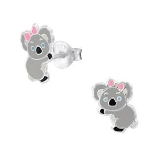 Koala Ohrringe aus 925 Silber