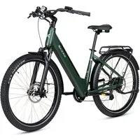 SAXXX E-Bike Cityrad Damen Herren 28x2,35'' Citybike, SAXXX SUV Pedelec, 468Wh, max.120km, 7 Gang SHIMANO Altus Schaltwerk, Hinterradmotor, 468 Wh, (mit Gepäcktrager, mit abnehmbarem Akku, vormontiert zu95), Elektrofahrrad Unisex, RH: 45cm, E-Citybik