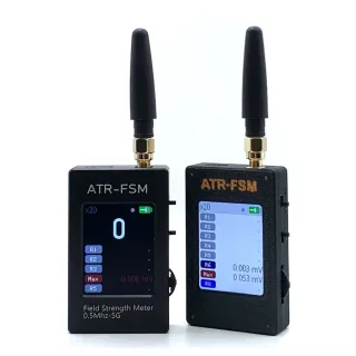 ATR-FSM Handheld Field Strength Meter 0.5MHz-5GHz +50dBm ~ -70dBm Gain Attenuation Switch Portable Electromagnetic Signa