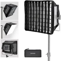 Neewer Softbox NS4S Softbox Diffusor für NL660 RGB660 PRO II LED Video Lichtpaneel, mit Gitter Tasche Verdunkelungshaube, für Aufnahmen Studio