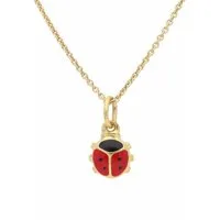 Firetti Kette mit Anhänger Schmuck Geschenk Silber 925 Halsschmuck Halskette Ankerkette Käfer