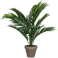 Kunstpflanze Mica Kunstpflanze Areca Palme grün im Topf 45 x 60, Mica Decorations