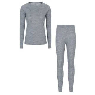 Mountain Warehouse - Basisschicht-Set für Damen (Hellgrau)