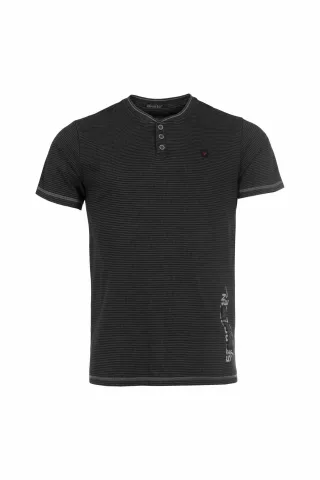 squesto - Shirt 1/2 black - Gr. - XXL