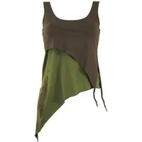 Guru-Shop T-Shirt Festival Elfen Top aus Bio-Baumwolle, Lagentop,.. Festival, Ethno Style, alternative Bekleidung