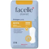 facelle Inkontinenz-Einlage Extra, 4, 12-St., Saugstärke 4