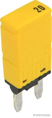 HERTH&BUSS Sicherungsautomat, Mini, 12V max., fast trip gelb - 50295894