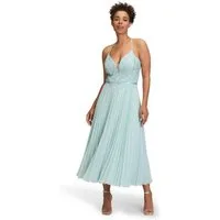 Vera Mont Abendkleid Damen mit Stickerei Plissee