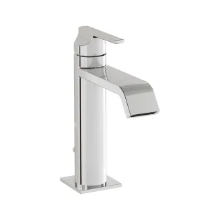 VitrA Suit Einhebel-Waschtischmischer mit Ablaufgarnitur Einlochmontage Hebel oben Chrom,A42817 A42817