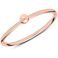 lanii Silberring lanii Rosévergoldeter 925er Silberring im Kugeldesign