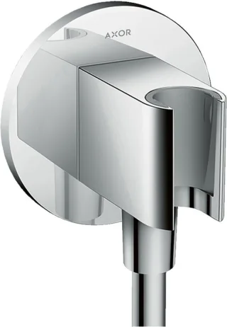 Hansgrohe Schlauchanschluss Fixfit Porter rund Axor DN15 mit Rückflussverhinderer chrom, 36733000 36733000