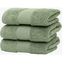 Wolkenfeld Gästehandtücher Premium Low-Twist Baumwolle 550 g/m² – 3 Gästehandtücher, Frottier (3-St), 30×50 cm – weich, saugfähig und ideal für Gäste & Alltag