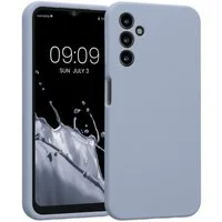 kwmobile Handyhülle Handyhülle für Samsung Galaxy A14 5G Hülle, Hülle Silikon gummiert - Handyhülle - Handy Case in Hellblau matt