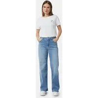 comma Weite Jeans Jeans-Hose Elastische Jeans mit Wide Leg