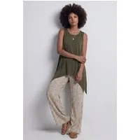 YC Fashion & Style Longtop Locker fallendes Oversize-Shirt mit Zipfelsaum – One Size (36–46) in Unifarbe