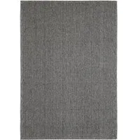 Teppium Teppich Unicolor - Einfarbig, Rechteckig, Höhe: 7 mm, Kurzflor Schlingen Teppich Grau Cut-Loop Wohnzimmer Teppich