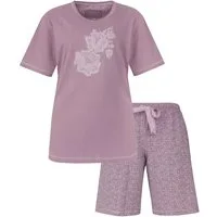 Tenderness Shorty Modischer Damen Schlafanzug kurz (2 tlg) Baumwolle