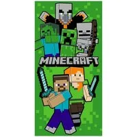 Minecraft Badetücher Minecraft Swordfight Strandtuch 70x140, 100% Polyester (1-St)