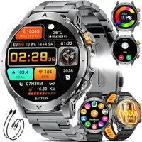 Lige Sportuhr T-Rex3 Pro Smartwatch Sport-Lauftracker Fitness Tracker, 500 anpassbare Zifferblätter, Handgelenk-Aktivierung